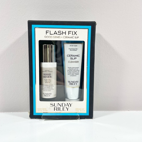 Sunday Riley Flash Fix - Good Genes Lactic Acid Treatment, Ceramic Slip Cleanser - Picture 4 of 6